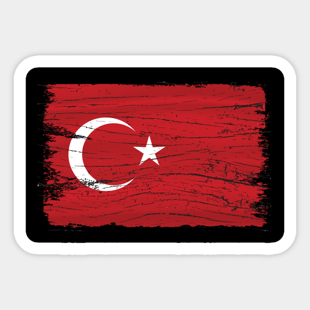 Türkei Flagge NAtion Sticker by JG0815Designs